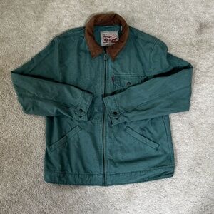 Levi's Cotten Canvas Utility Jacket Men's Green